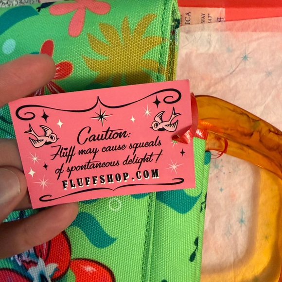 Miss Fluff, Martini Mermaid, top-handle purse, NWT, collectible, pin-up, retro - Picture 5 of 6